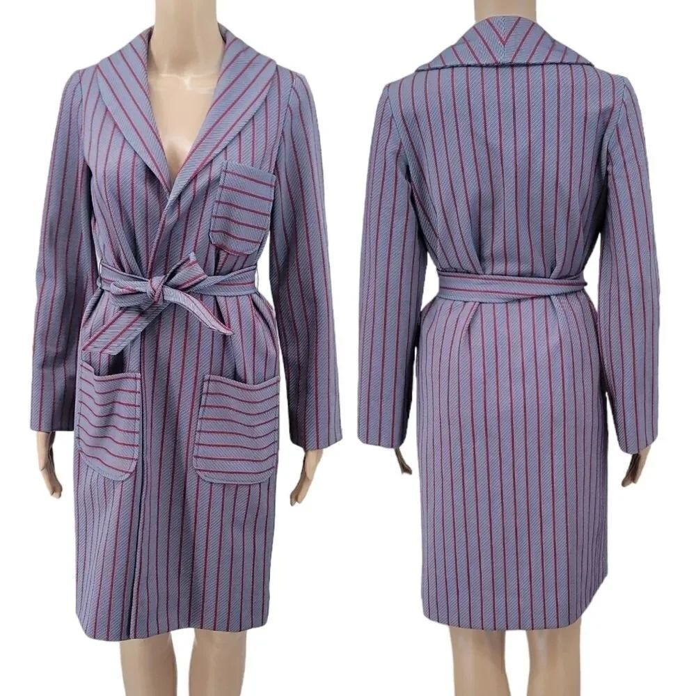 1960s Jacket Overcoat Wrap Coat Handmade/ Tailored Vintage